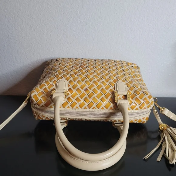 Bally Intrecciato Woven Leather Satchel - Picture 8 of 16